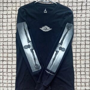 Vintage Jordan Brand Accolades Long Sleeve with Iconic Wings Logo and Stats